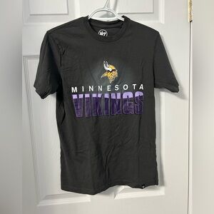 47 Black and Purple Minnesota Vikings Tee